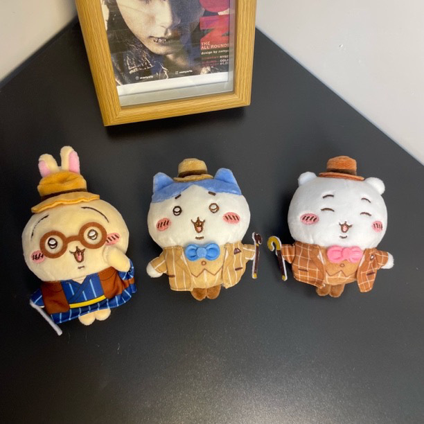Phone Accessories Charms - Porte-clés en peluche Hachiware Usagi Detective,